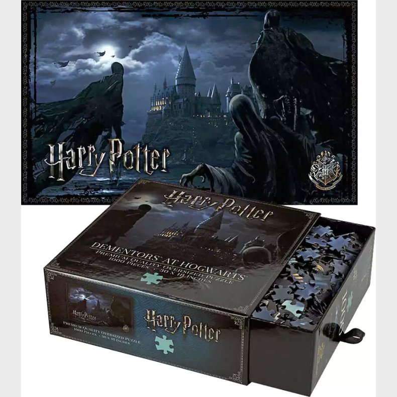 Harry Potter Puslespil - 1000 Brikker - Dementors At Hogwarts