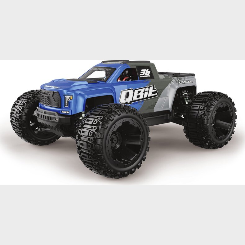 Maverick Rc - Qbit Mt Monster Truck - Blue - 1/16 - Mv151000