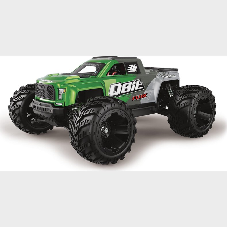 Maverick Rc - Monster Truck - Qbit Mt Flux 1/16 - Gr�n - Mv151006