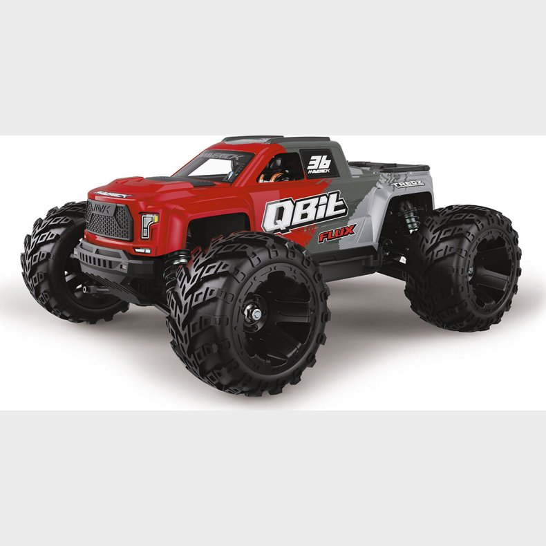 Maverick Rc - Qbit Mt Flux Monster Truck - Red - 1/16 - Mv151005