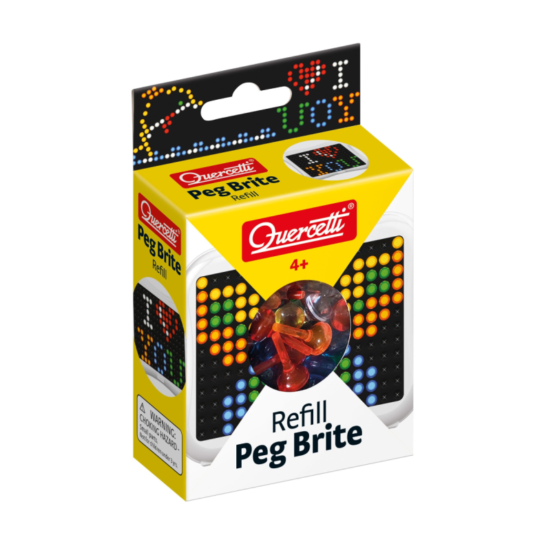 Quercetti | Stiftmosaik LED Peg Brite tilbehr, 180 stk