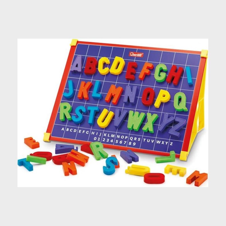 Quercetti Magnettavle Med Bogstaver