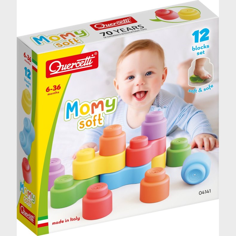 Quercetti - Momy Soft - Blde Klodser (qu-4141)
