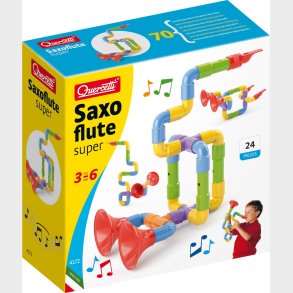 Quercetti - Saxofl�jte Super - Byg-selv Musikleget�j - 24 Dele