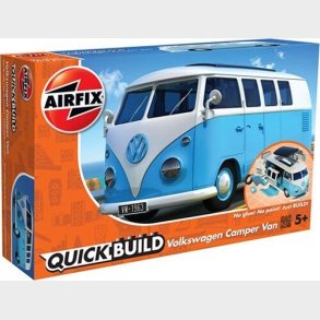 Airfix - Quick Build - Vw Camper Van - Bl� - J6024