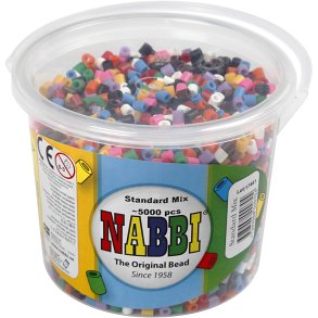 NABBI | R�rperler midi - Basisfarver, 5.000 stk.