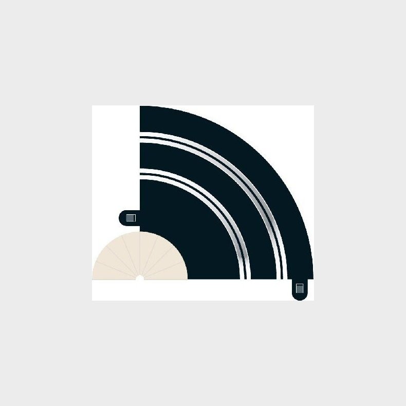 Scalextric Skinner - Radius 1 Hairpin Curve - 90� - 2 Stk - C8201