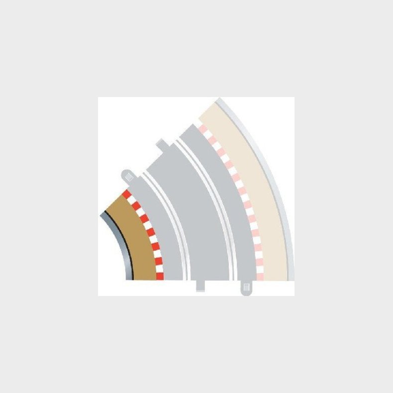 Scalextric - Radius 2 Inner Borders & Barriers Til C8206 - C8225