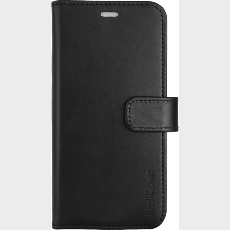 Radicover - Antistr�ling Flip Cover - Iphone 14 - L�der - Sort