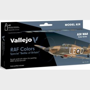 Vallejo - Air War Raf Colors Special Battle Of Britain 8x17 Ml - 71144