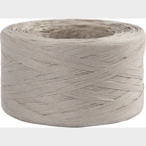 Raffia Papirgarn - B 7-8 Mm - Lys Gr - 100 M