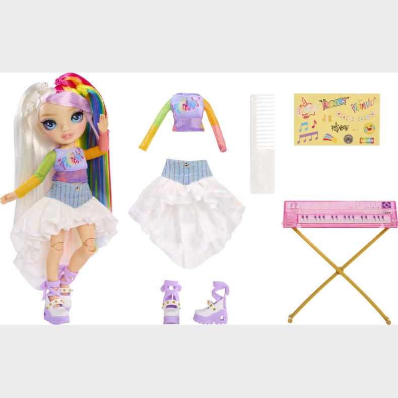 Rainbow High - Jr High Rockband Fashion Dolls Asst - Amaya
