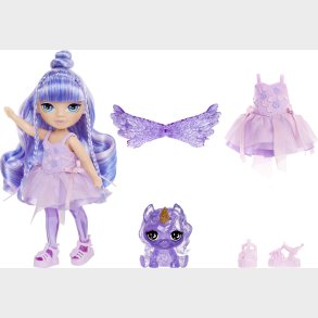 Rainbow High - Littles Rainbow Fantasy Fairies Dolls - Purple