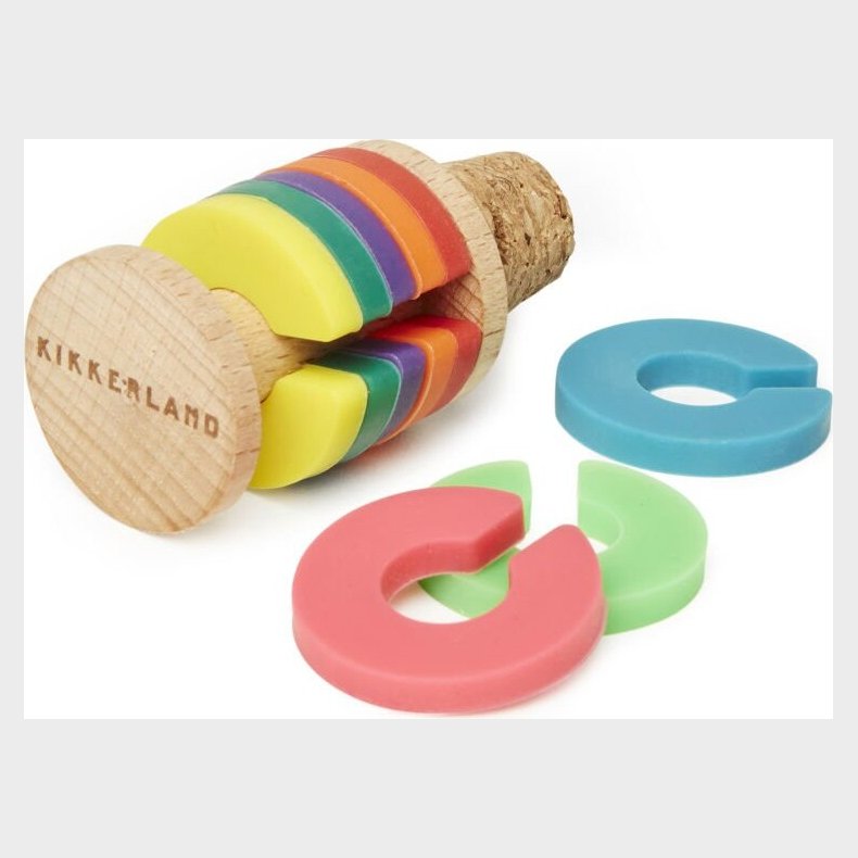 Kikkerland - Regnbue Vinprop - 2-i-1