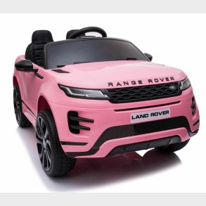 Range Rover Evoque Elbil til brn Pink m/Lithium + 4x12V + Gummihjul