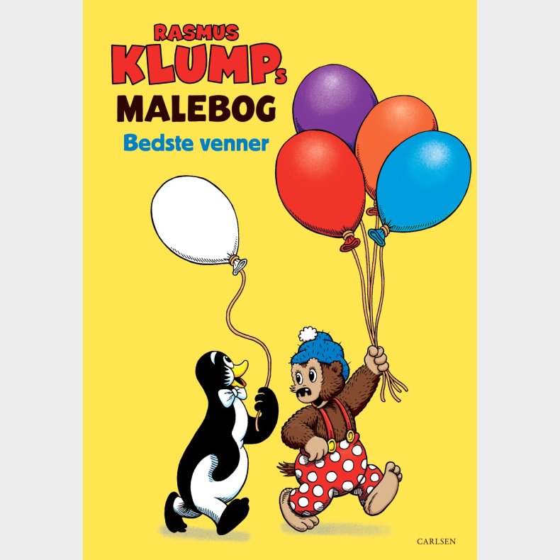 Rasmus Klumps Malebog - Bedste Venner - Kolli 6 Stk. - Vilhelm Hansen - Bog