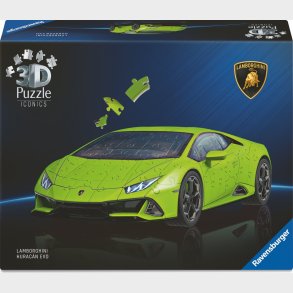 Ravensburger - 3d Puzzle Iconic Lamborghini Huracn Evo-verde 108p
