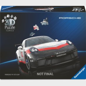 Ravensburger - 3d Puzzle Iconics Porsche 911 Gt3 Cup 108p