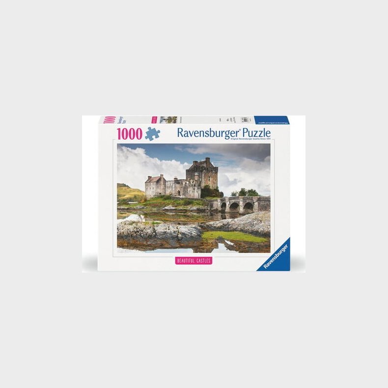 Ravensburger Puslespil - Smukt Slot I Skotland - 1000 Brikker