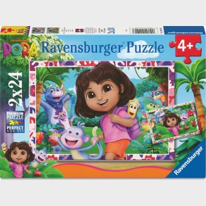 Ravensburger - Dora The Explorer 2x24p