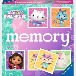 Ravensburger Memory - Gabbys Dukkehus Vendespil - 64 Kort