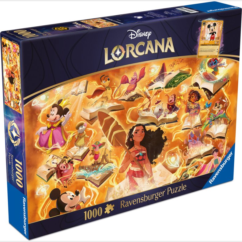 Ravensburger Puslespil - 1000 Brikker - Disney Lorcana - Amber