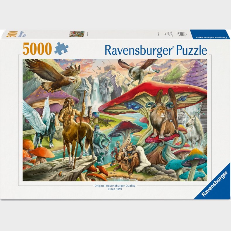 Ravensburger Puslespil - 5000 Brikker - Mushrooms
