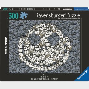 Ravensburger Puslespil - 500 Brikker - Nightmare Before Christmas