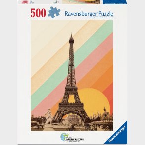 Ravensburger - Paris Rainbow Puslespil - 500 Brikker - Eiffelt�rnet