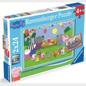 Ravensburger Puslespil - Gurli Gris - 2x24 Brikker