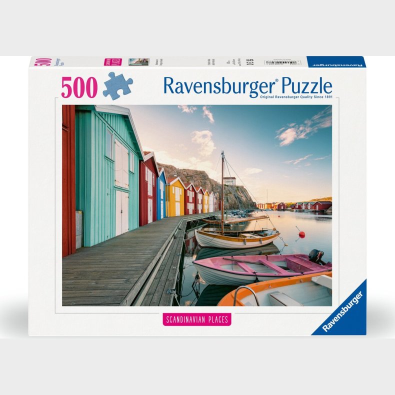Ravensburger Puslespil - 500 Brikker - Bdhuse I Smgen