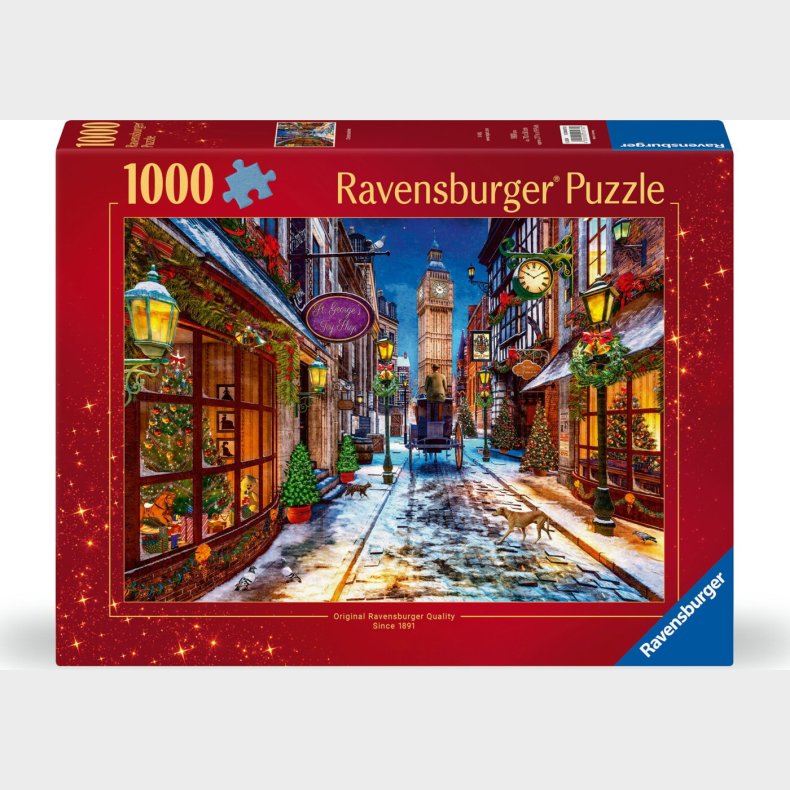 Ravensburger Puslespil - Christmas Time - 1000 Brikker