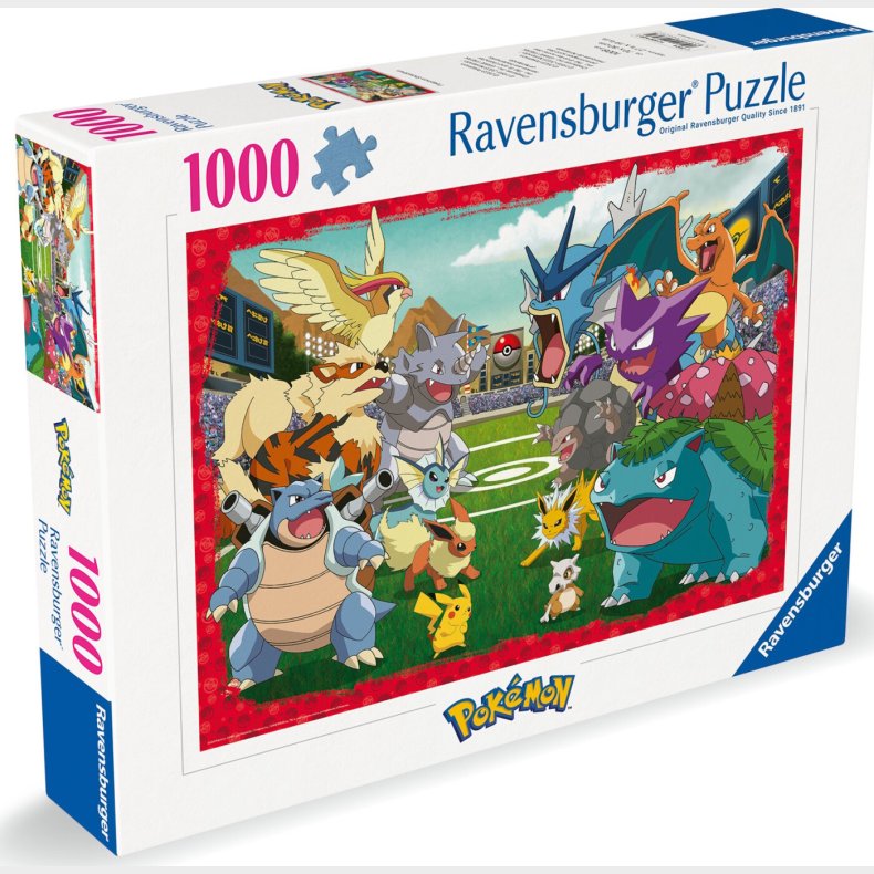 Pokmon Puslespil - Showdown - 1000 Brikker - Ravensburger