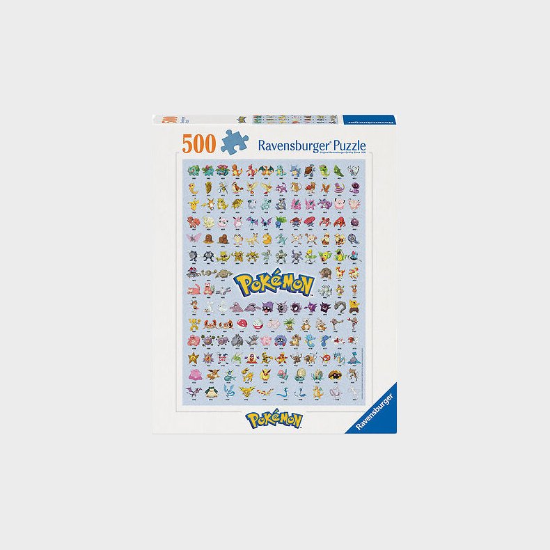 Pok�mon Puslespil - The First 151! - 500 Brikker - Ravensburger