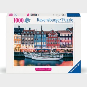 Ravensburger Puslespil - Copenhagen Denmark - 1000 Brikker