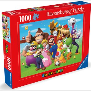 Super Mario Puslespil - 1000 Brikker - Ravensburger