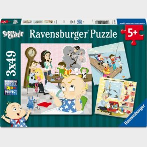 Ravensburger Puslespil - 3x49 Brikker - Super Charlie
