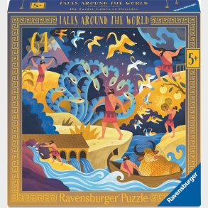 Ravensburger Puslespil - 64 Brikker - Herkules' Tolv Gerninger