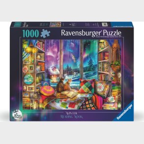 Ravensburger Puslespil - 1000 Brikker - Vinterl�sekrogen