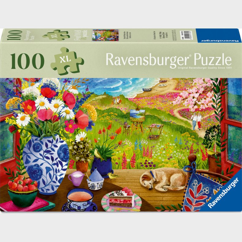 Ravensburger - View Out The Window Puslespil - 100 Xl Brikker