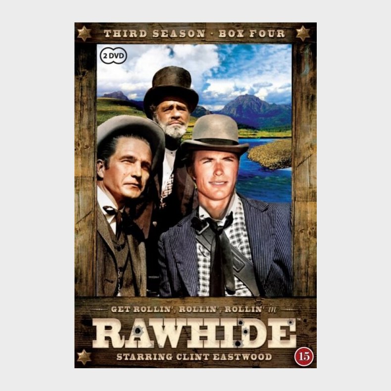 Rawhide - Sson 3 - Boks 4 - DVD - Tv-serie