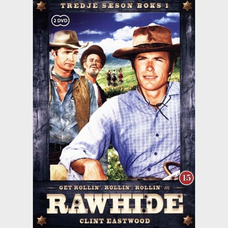 Rawhide - Sson 3 - Del 1 - DVD - Tv-serie