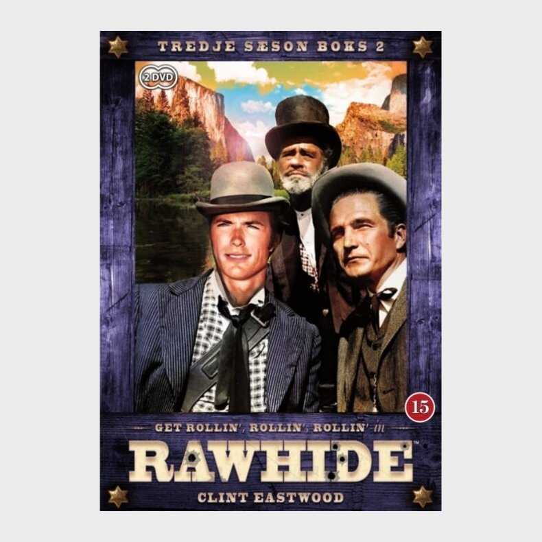 Rawhide - Sson 3 - Del 2 - DVD - Tv-serie