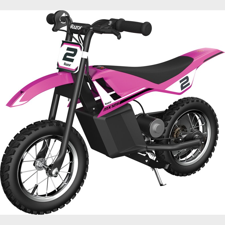 Razor - Mx125 Dirt Rocket Motorcrosser Til B�rn - Pink Sort