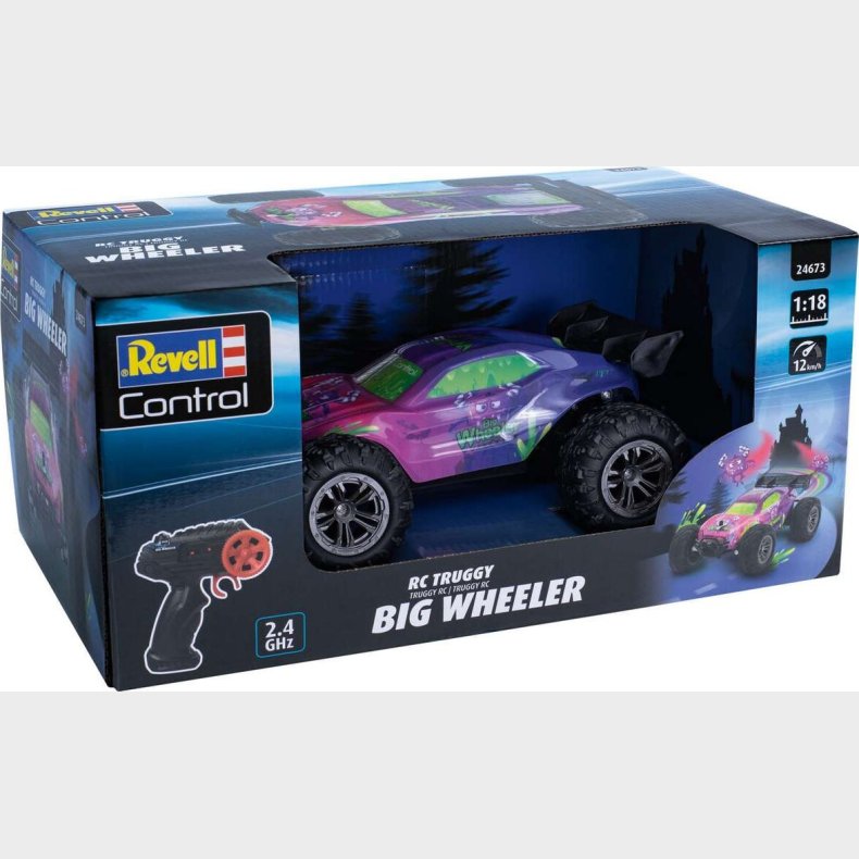 Revell - Control Rc Car Truggy Big Wheeler - 1:18 - 24673