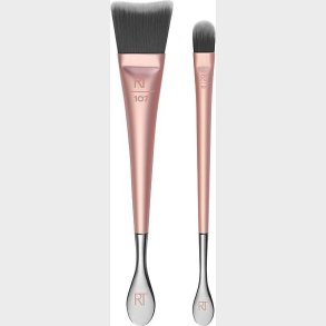 Real Techniques - Skincare Brush Duo Brstest - Rosegold - 2 Stk