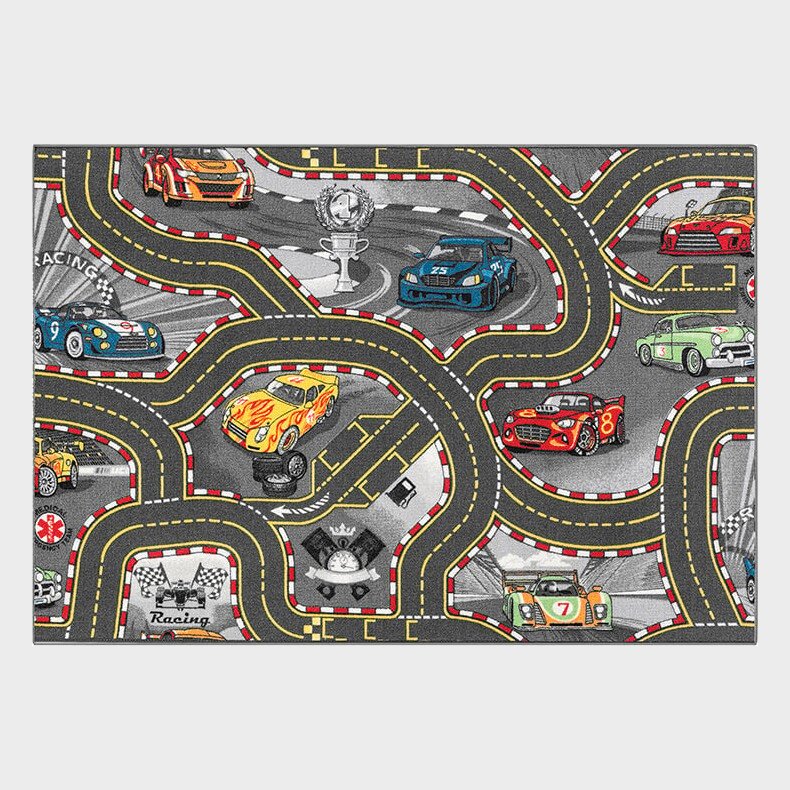 Rebel - Legetppe - Racer Bane - 95 X 133 Cm