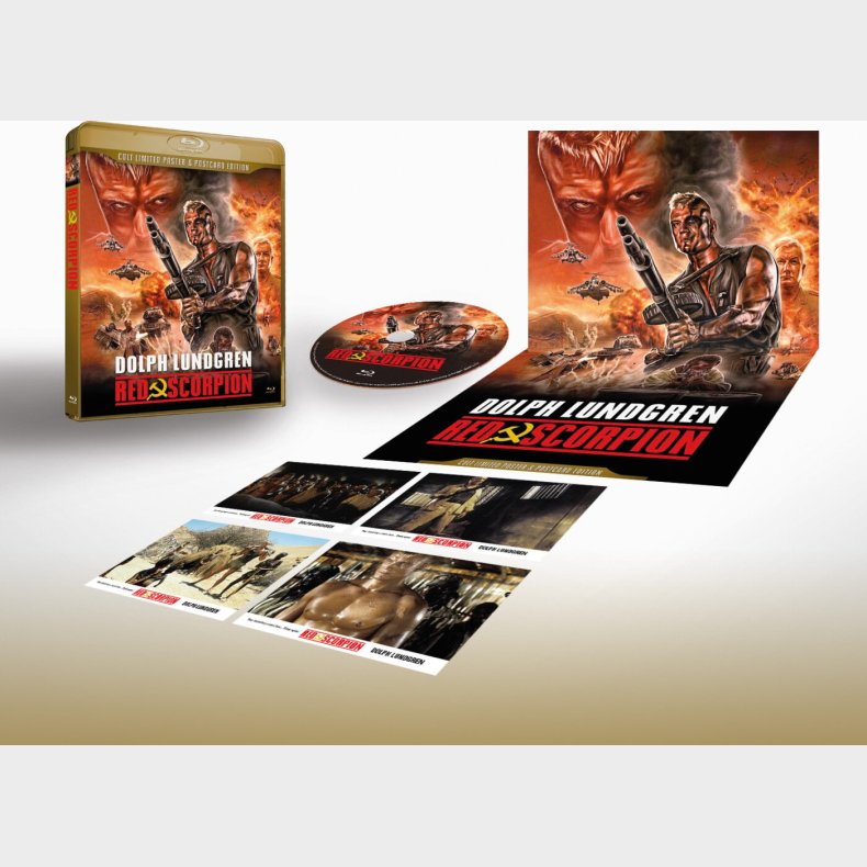 Red Scorpion Limited Poster Edition. Posters, Cards Ect. In The Box - Blu-Ray