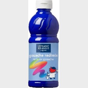 Lefranc Bourgeois - Gouache Redimix Maling - Outremer - 500 Ml