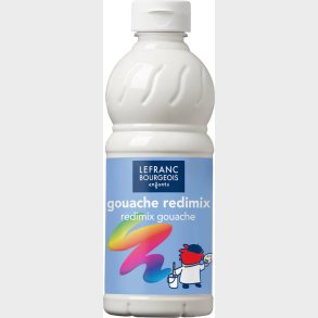 Lefranc & Bourgeois - Akrylmaling - Redimix - Hvid - 500 Ml